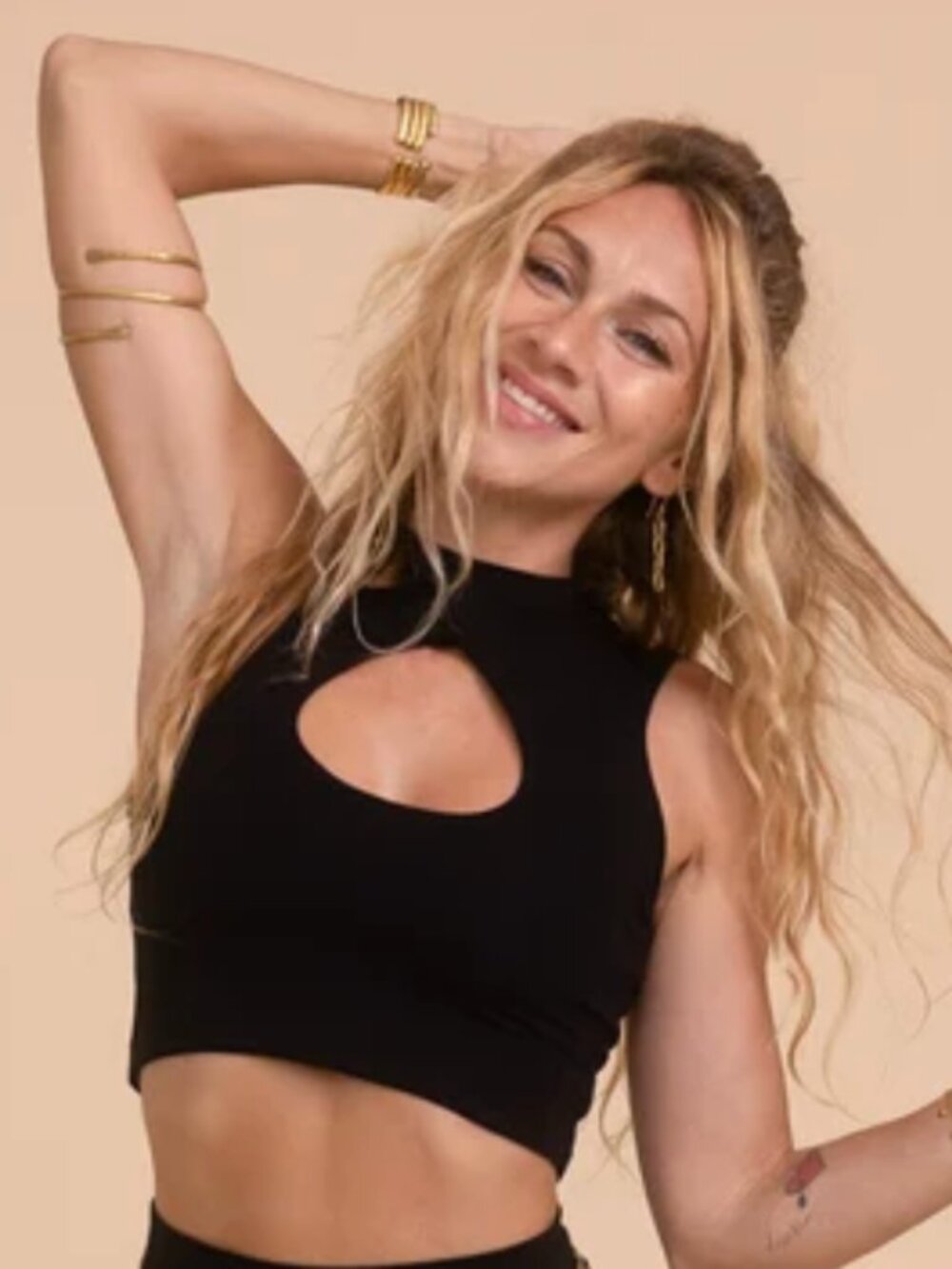 Royal Codes Sleeveless Sekhmet Top - Black Onyx - S